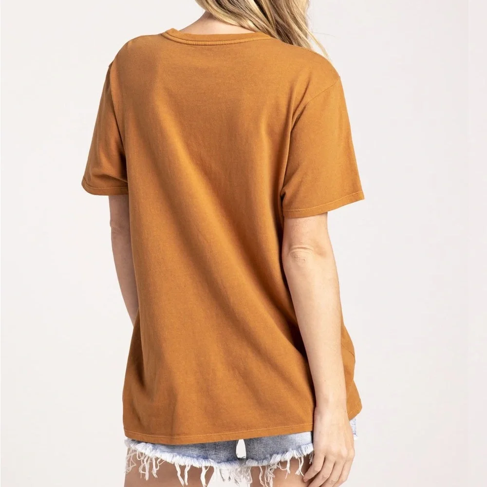 Boho Festival Southwest O'NEILL Crescent Canyon Oversized Graphic Tee Sz L EUC - Picture 4 of 6